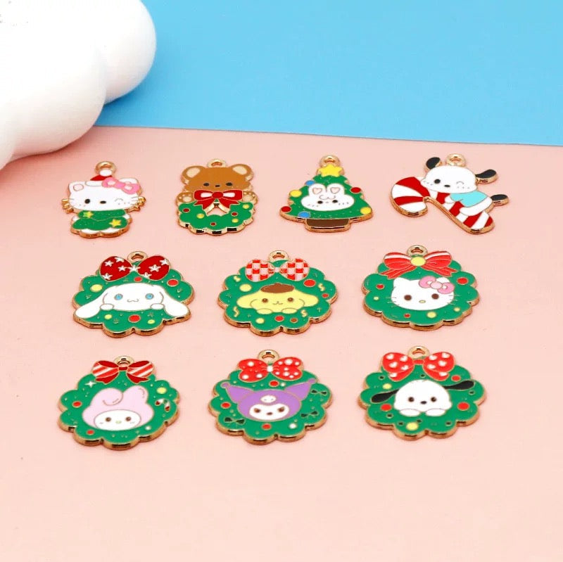 Sanrio Christmas Alloy Charm