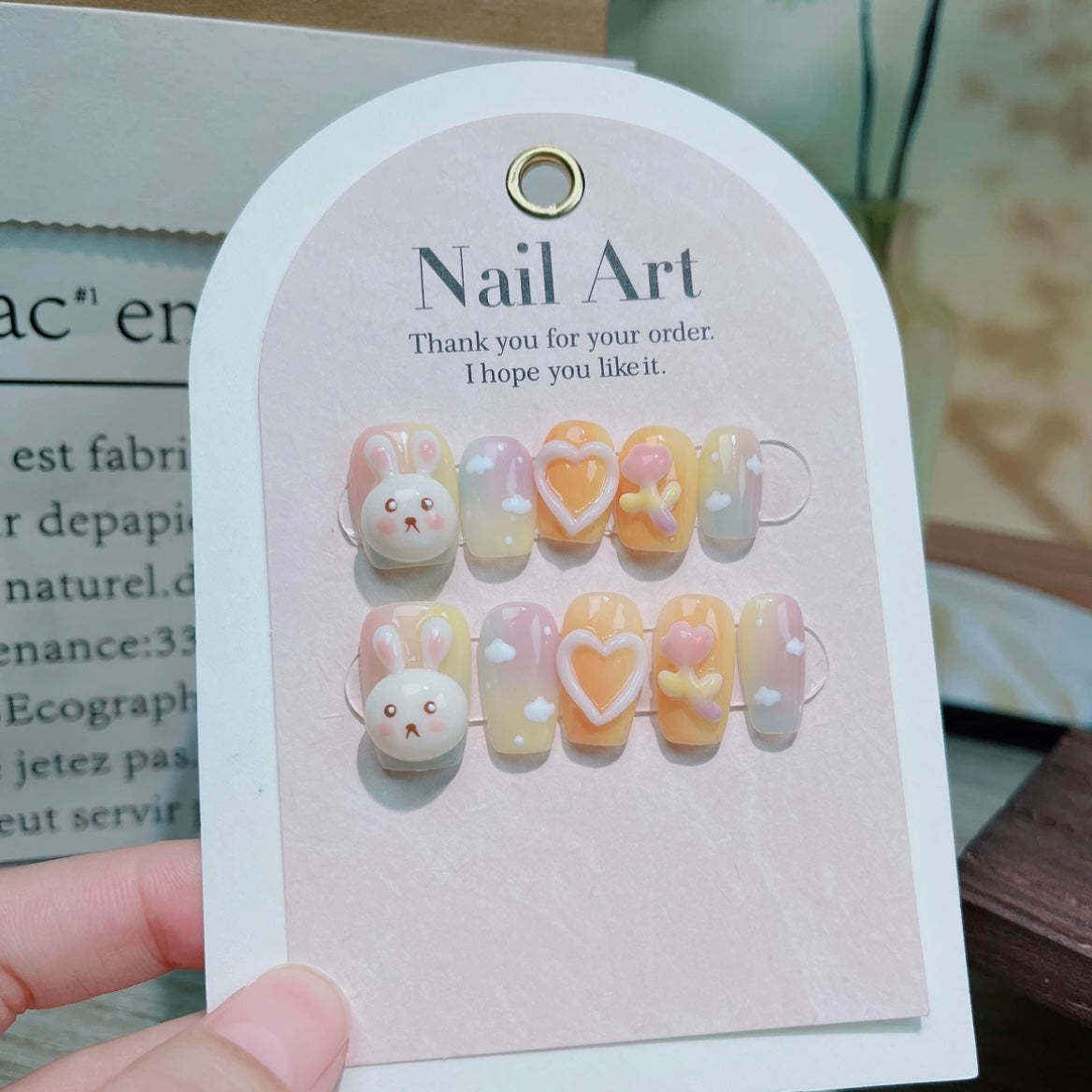 Handmade Rabbit Nails