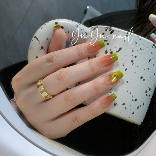 Handmade Avocado Nails