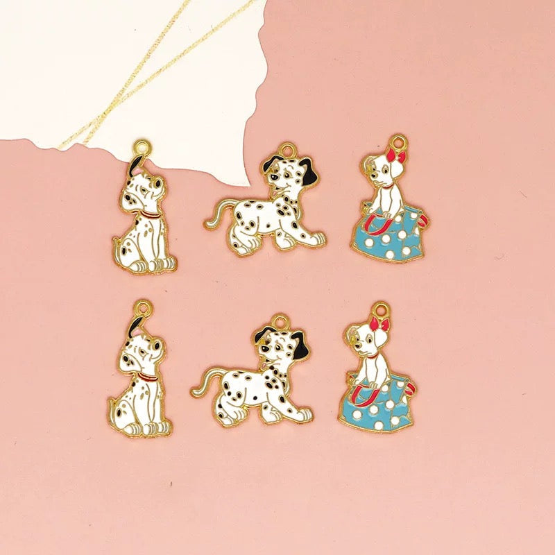 Dalmatian Alloy Charm