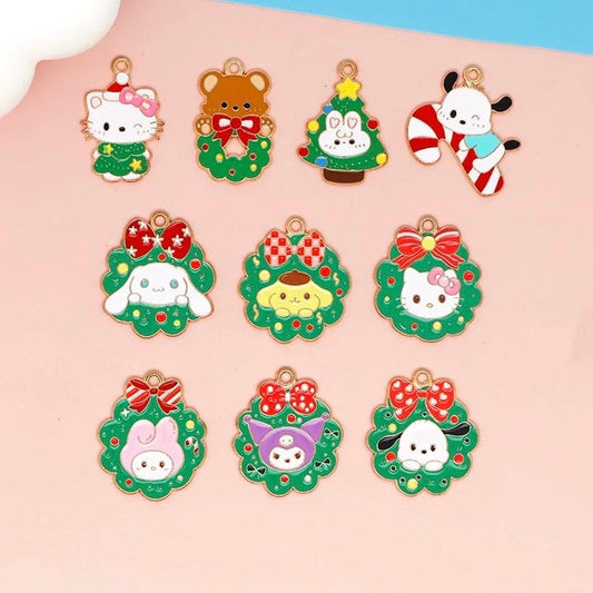 Sanrio Christmas Alloy Charm