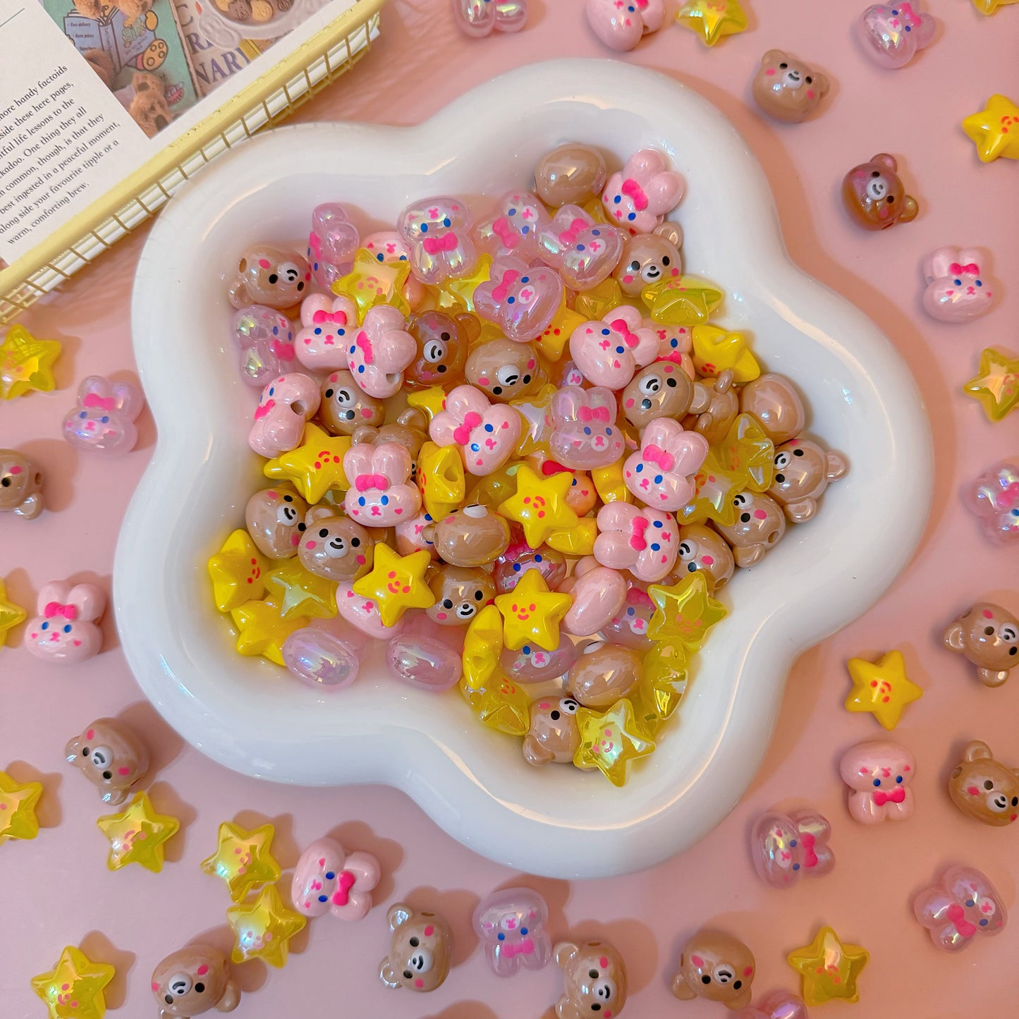 Little Bear Rabbit Star Beads