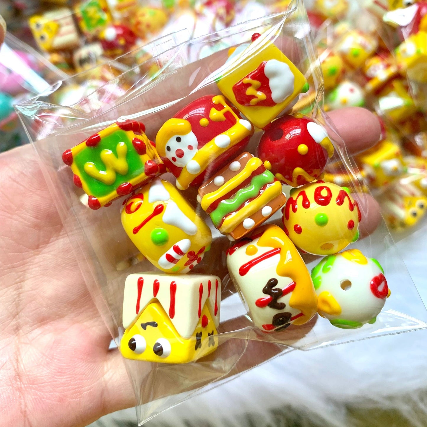 McDonald's Series Of Hand-Painted Beads