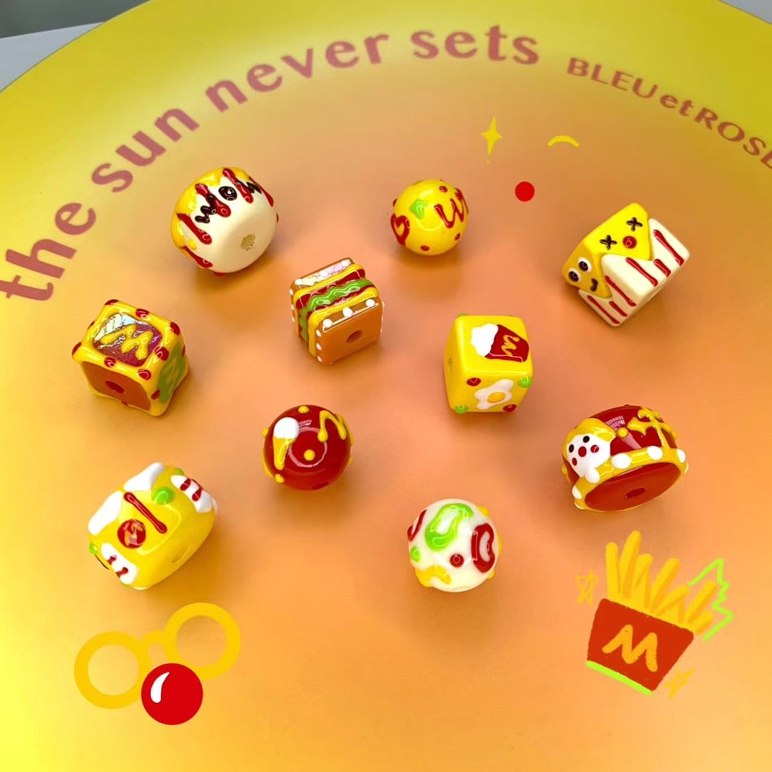 McDonald's Series Of Hand-Painted Beads