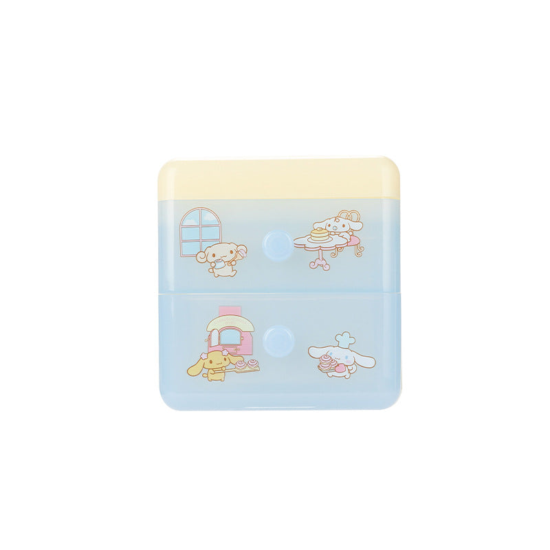 Sanrio Desktop Lift the Lid Drawer Storage Box