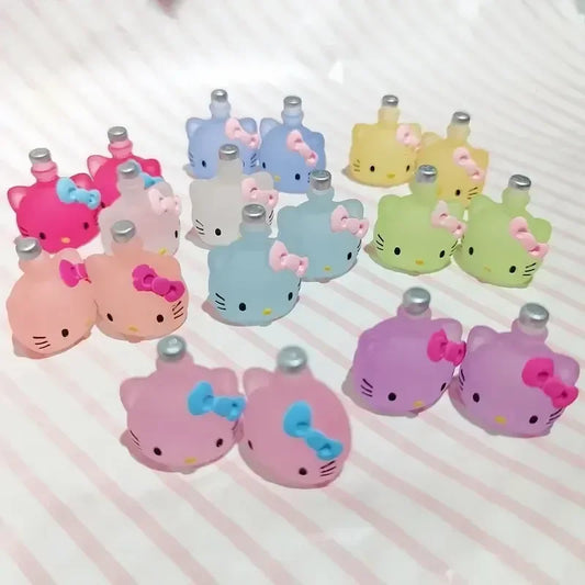 10-100pcs Mixed Sanrio Melody Kt Dark Light Wedding Rsein Diy Craft Hair Accessories Phone Case Patch Art Ornaments Kids Toys